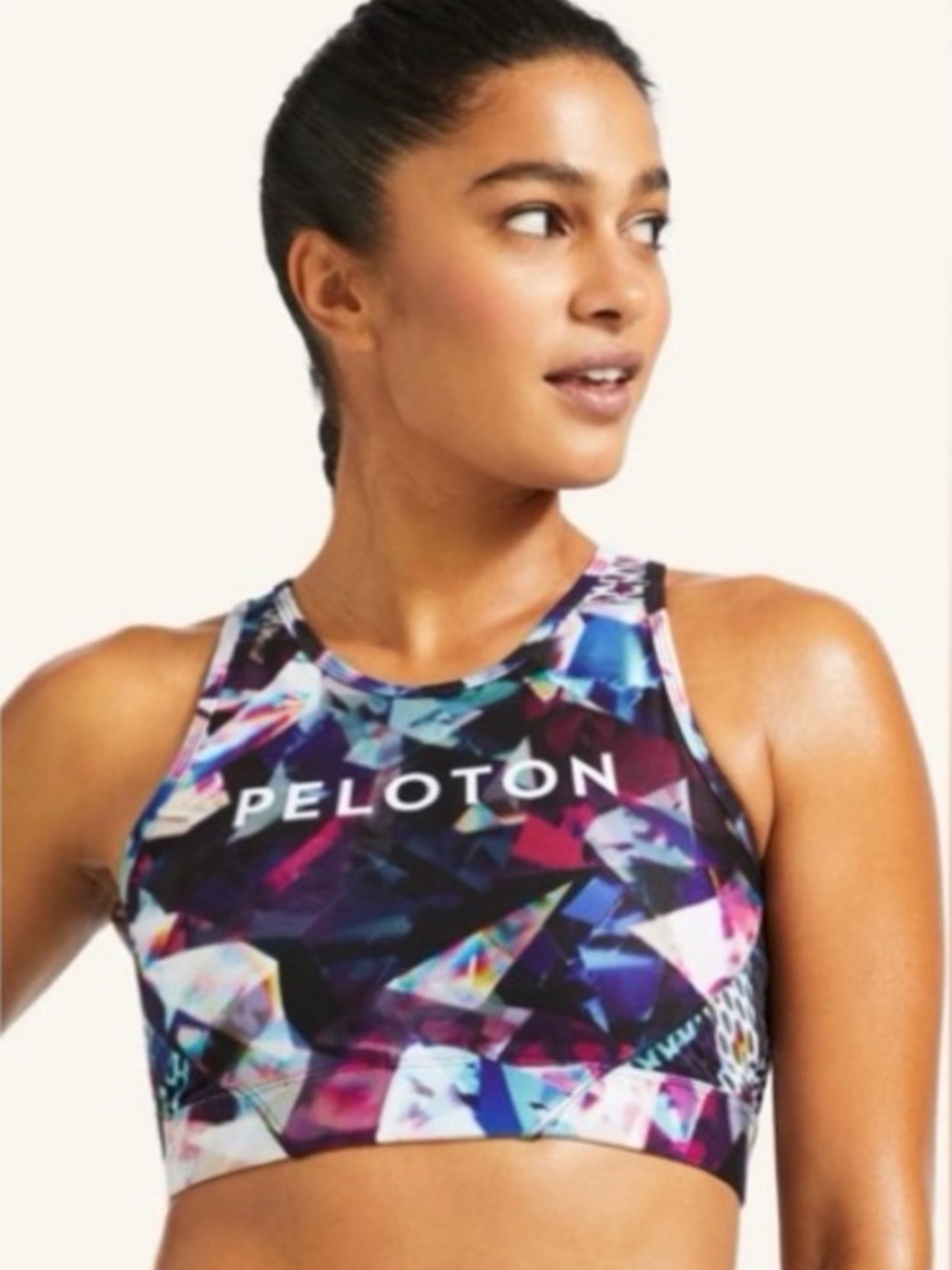 WITH Peloton Jewels in Space High Neck Bra